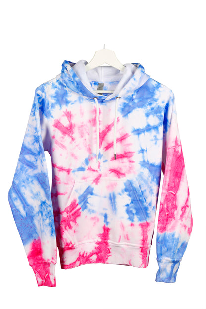 Kutawaves adult/youth unisex tie dye hoodies.